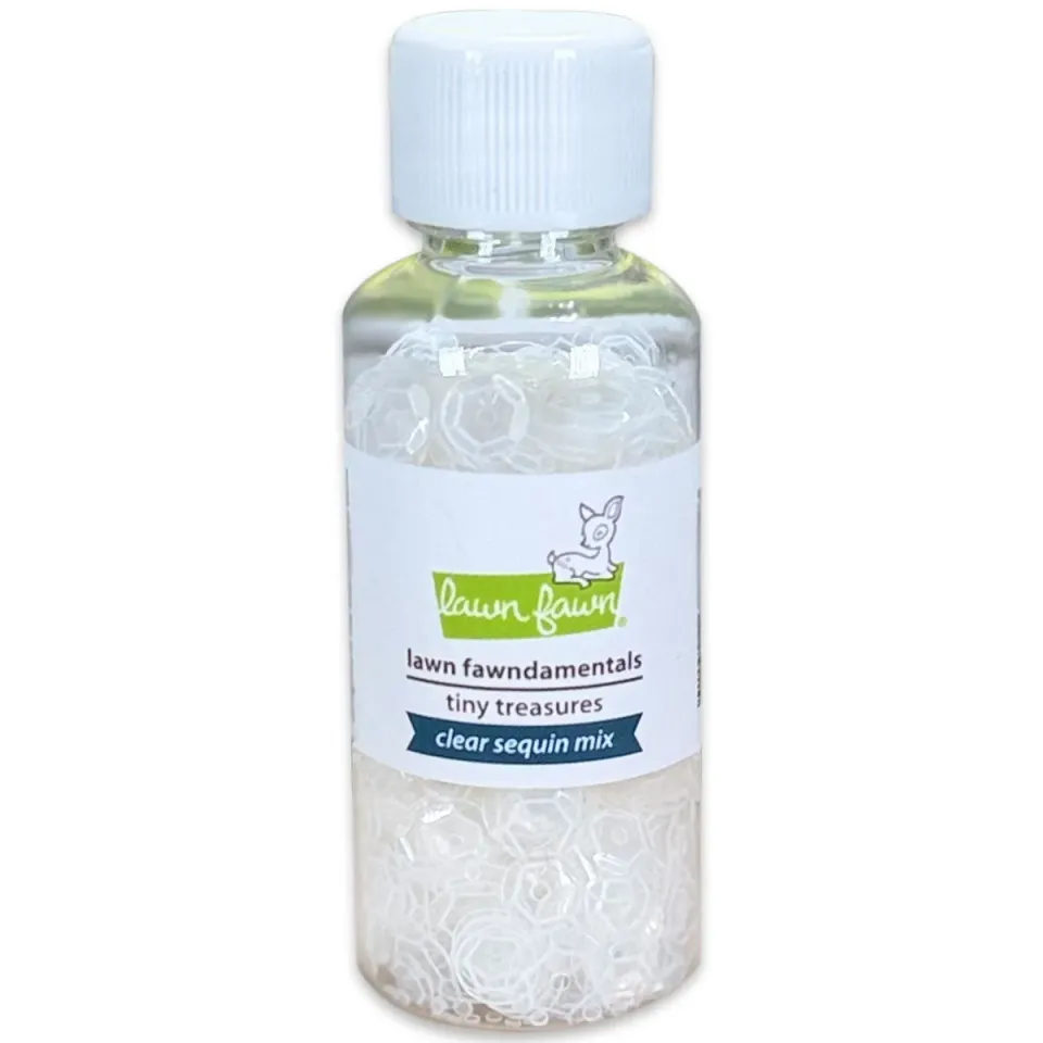 Lawn Fawn Clear Sequin Mix Pailletten transparent