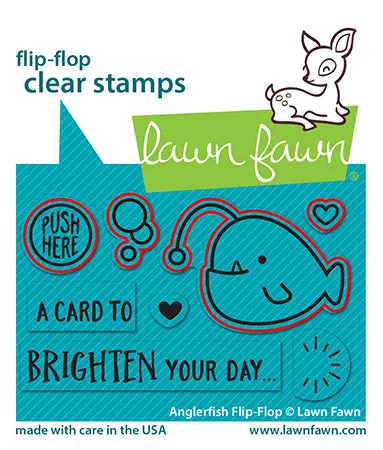 Lawn Fawn Anglerfish Flip-Flop Stanzen LF2011 Meer