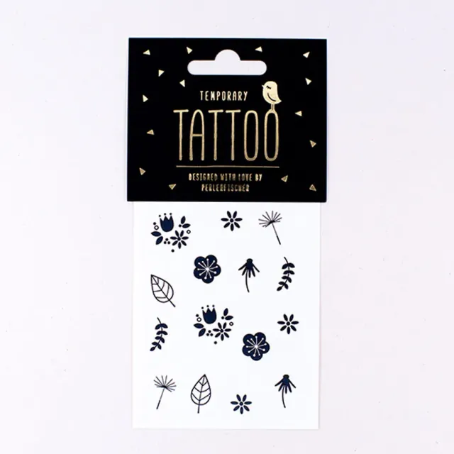 Perlenfischer Frühlingstraum Tattoo temporär Set bunt