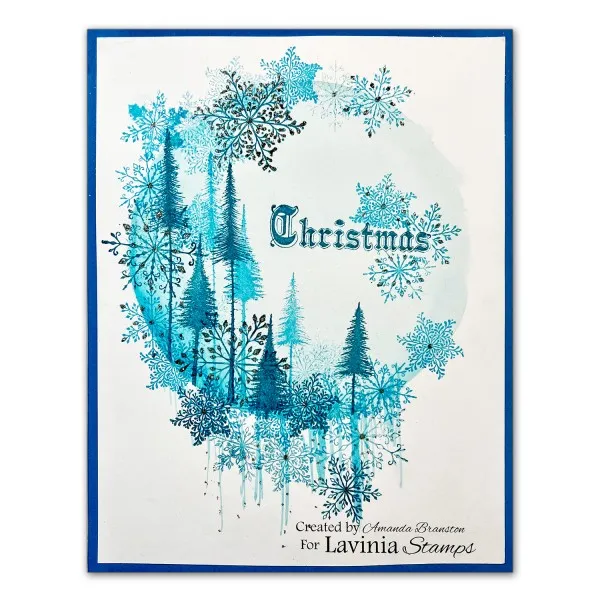 Lavinia Stamps Snowflakes Small Stempel klein Photopolymer