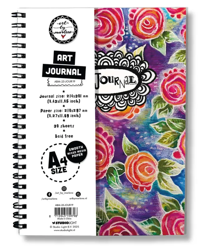 Art by Marlene 2025 Art Journal A4 30 Blatt