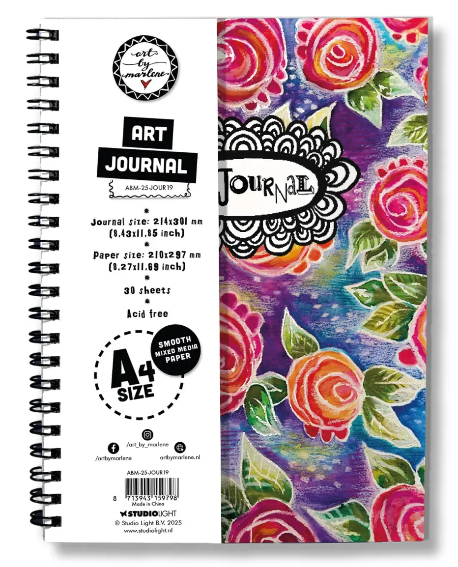 Art by Marlene 2025 Art Journal A4 30 Blatt