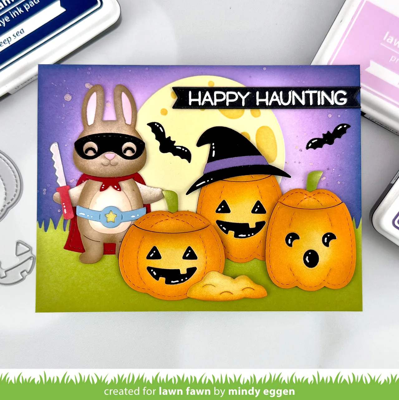 Lawn Fawn Build-A-Jack-O-Lantern LF3866 Stanzen Kürbis