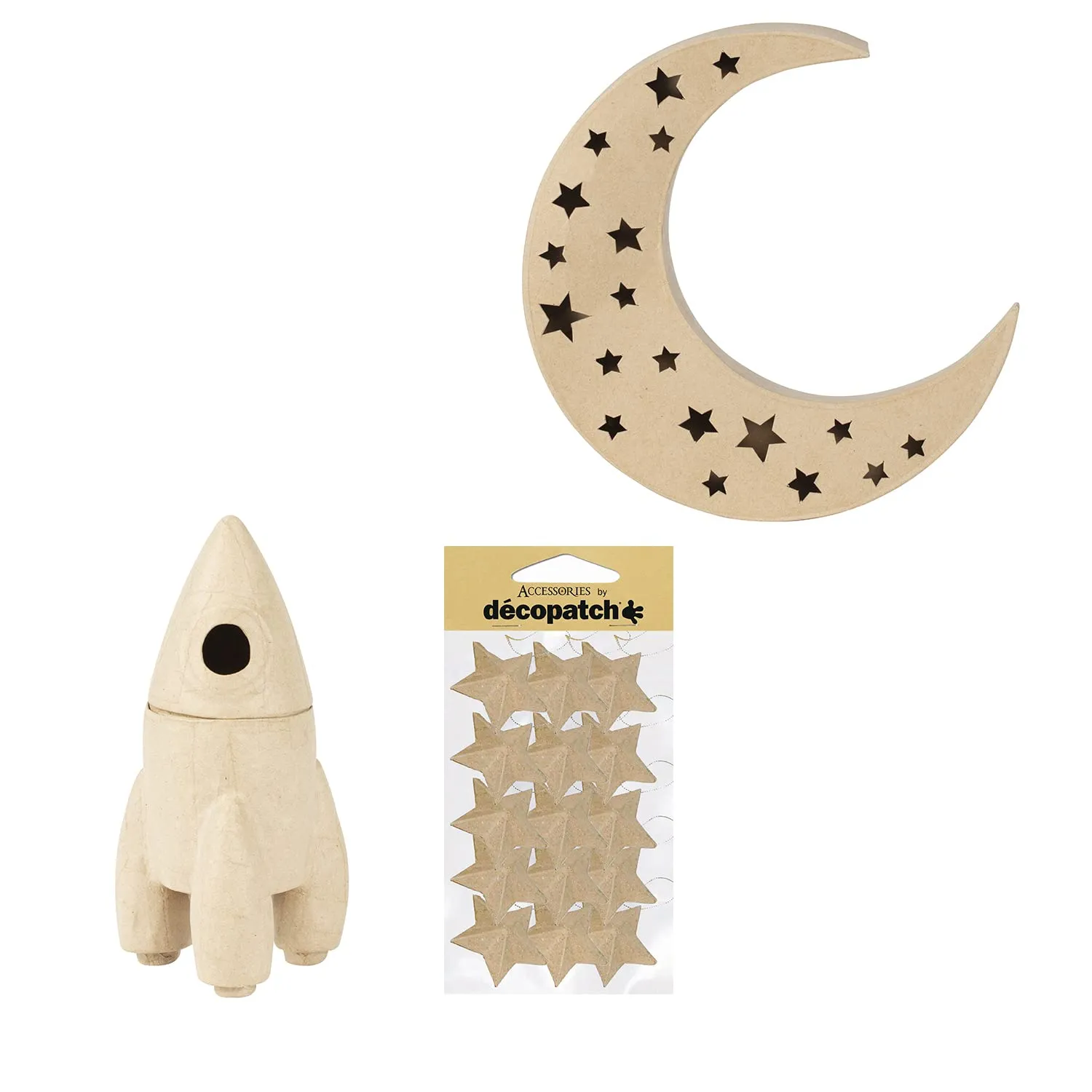 Décopatch HD053AMZC Übertopf Bär Pappmaché Kreativset