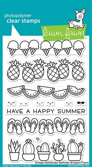 Lawn Fawn Simply Celebrate Summer Stempelset Sommer