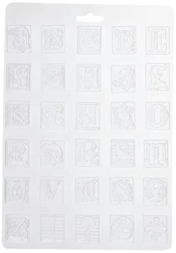 Stamperia K3PTA480 Silikonform A4 Alphabet Buchstaben