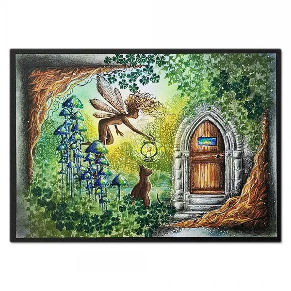 Lavinia Stamps Dragon Tree Root Corner Stempel