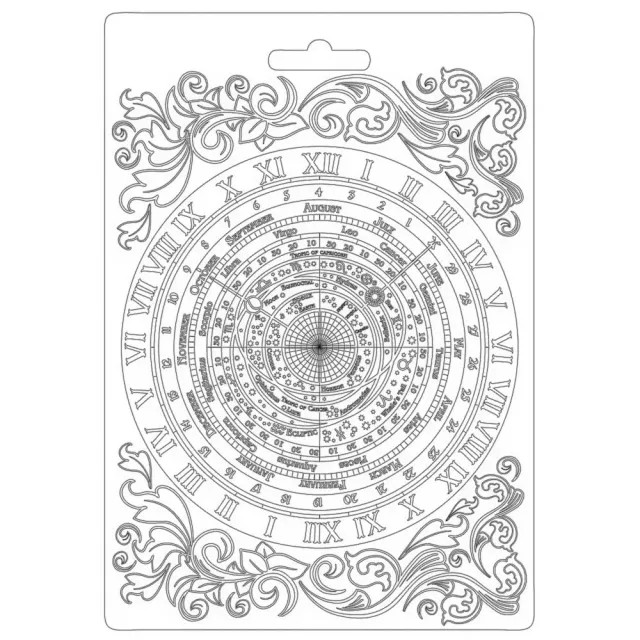 Stamperia K3PTA5608 Silikonform A5 Alchemy Astrologie