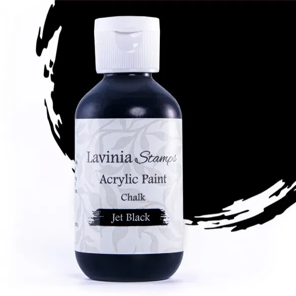 Lavinia Stamps Chalk Acrylic Paint Acrylfarbe Jet Black