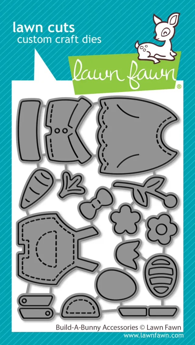 Lawn Fawn Build-a-Bunny Accessories Stanzen 16-teilig
