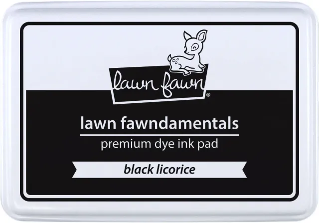 Lawn Fawn Black Licorice Stempelkissen Schwarz