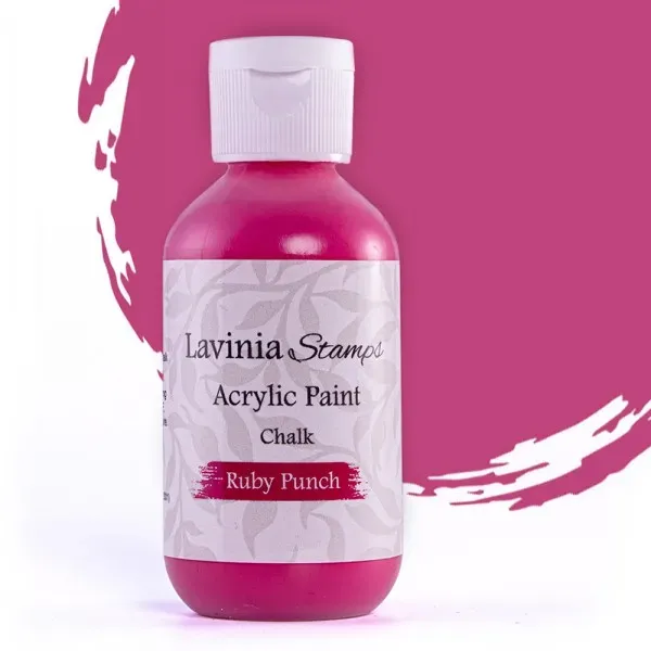 Lavinia Stamps Ruby Punch Chalk Acrylfarbe rot