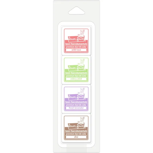 Lawn Fawn Tea Party Stempelkissen Set LF1399 4 Farben