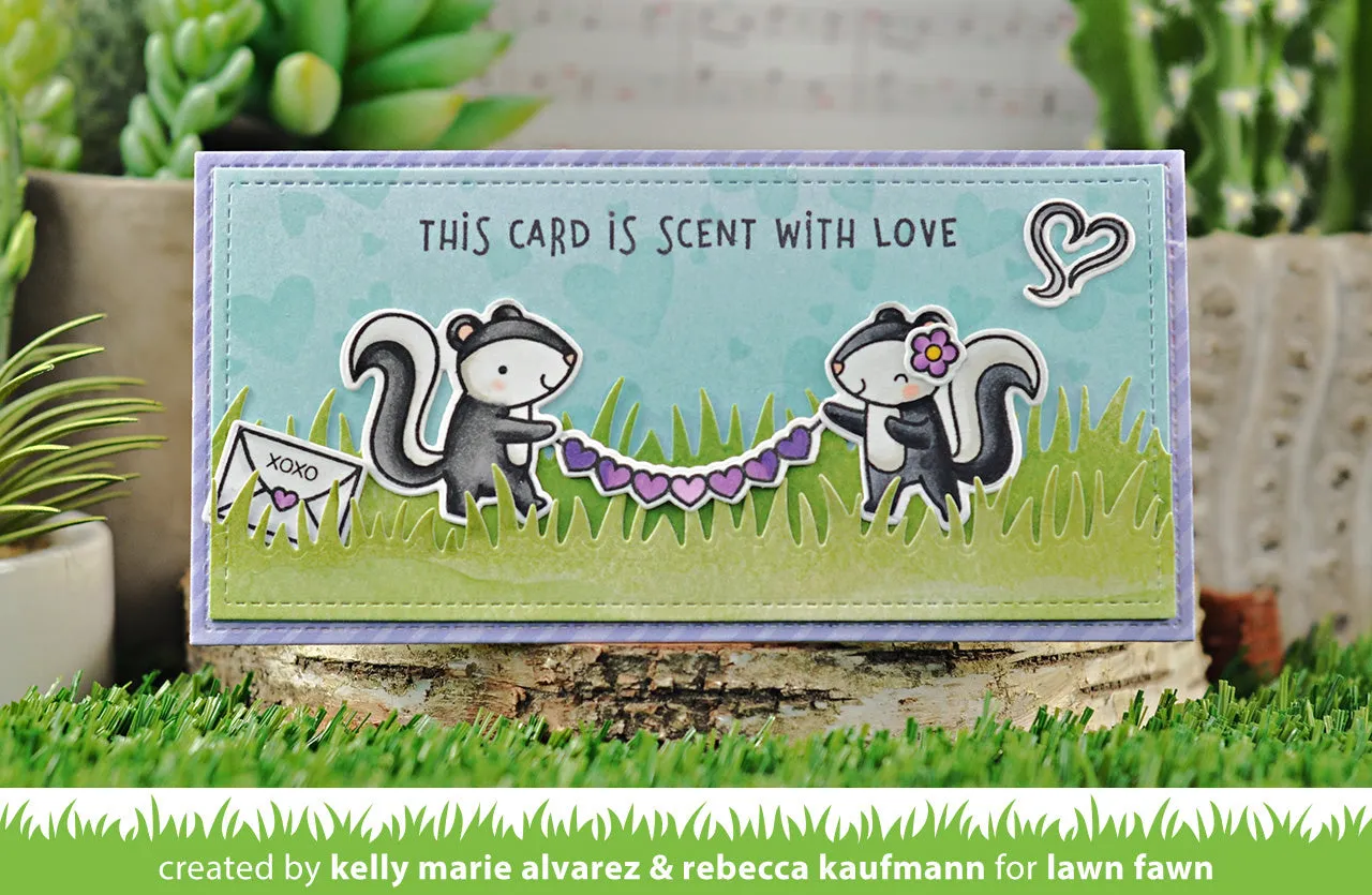 Lawn Fawn Scent with Love Clear Stamps Valentinstag