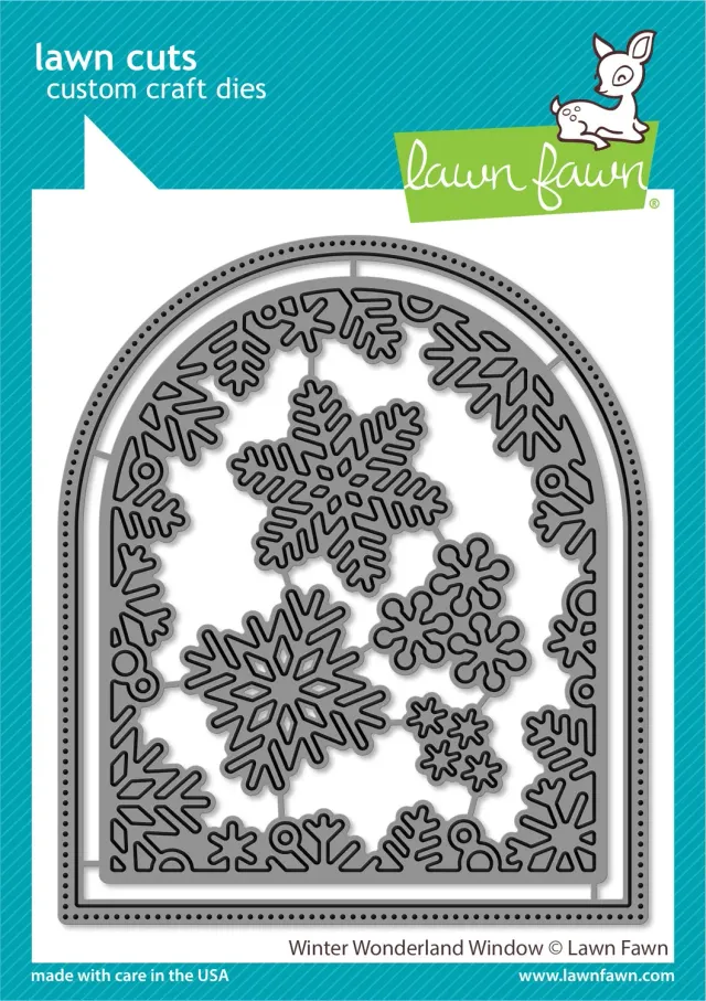 Lawn Fawn Winter Wonderland Window Stanzschablonen Fenster