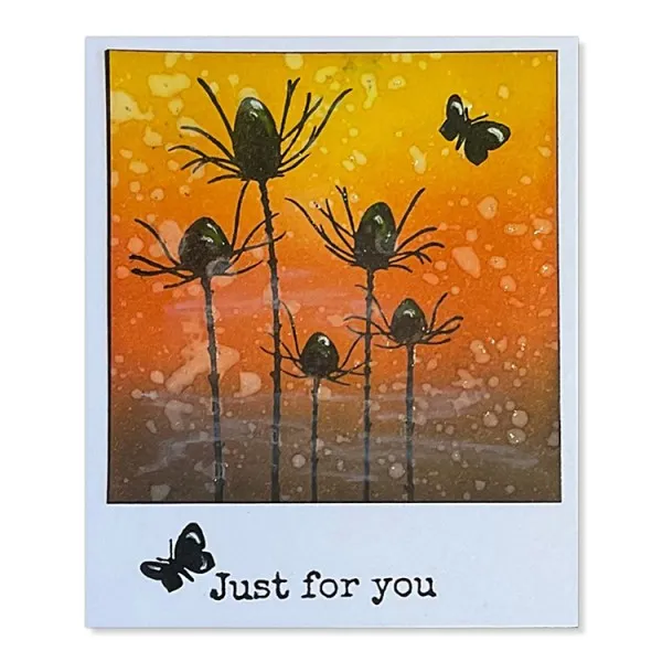 Lavinia-Stamps Silhouette Thistle Fotopolymer-Stempel Distel