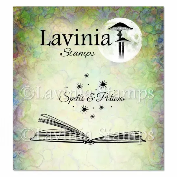 Lavinia Stamps Book of Spells Stempel Photopolymer