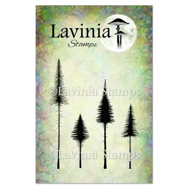 Lavinia Stamps Small Pine Trees Stempel Bäume