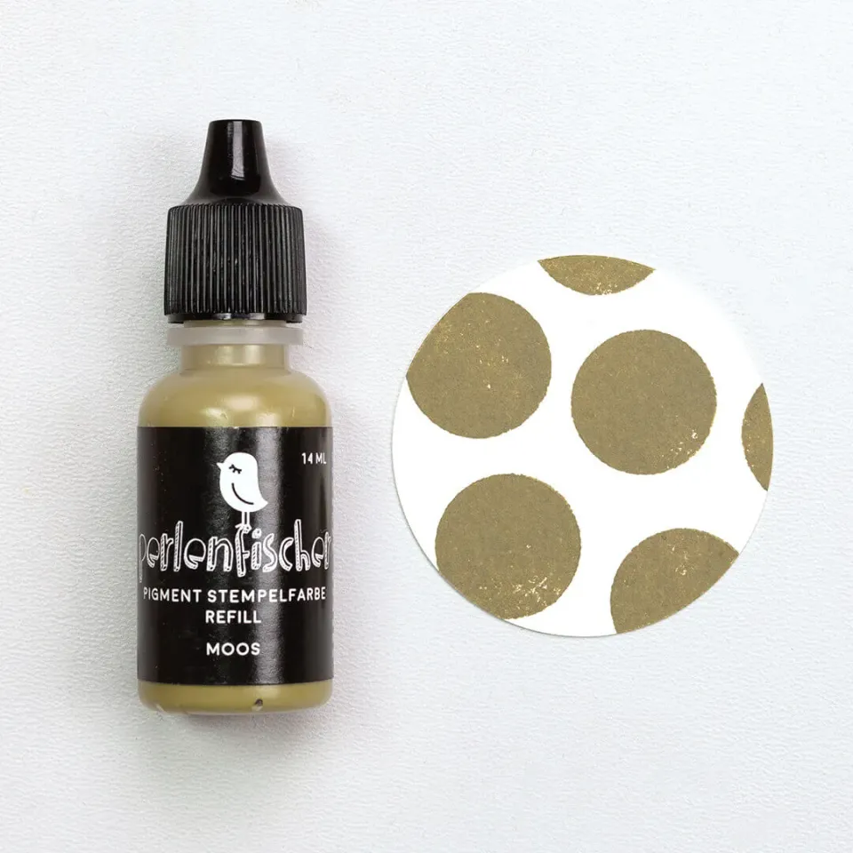 Perlenfischer Pigment Refill Moos 14 ml deckend