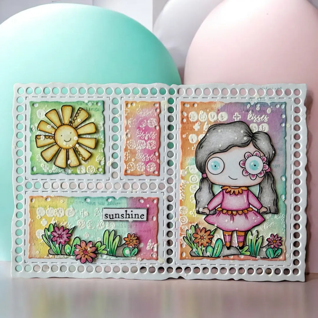 AALL and Create TP-1364 Sunlit Wishes Stempel A7 5-teilig
