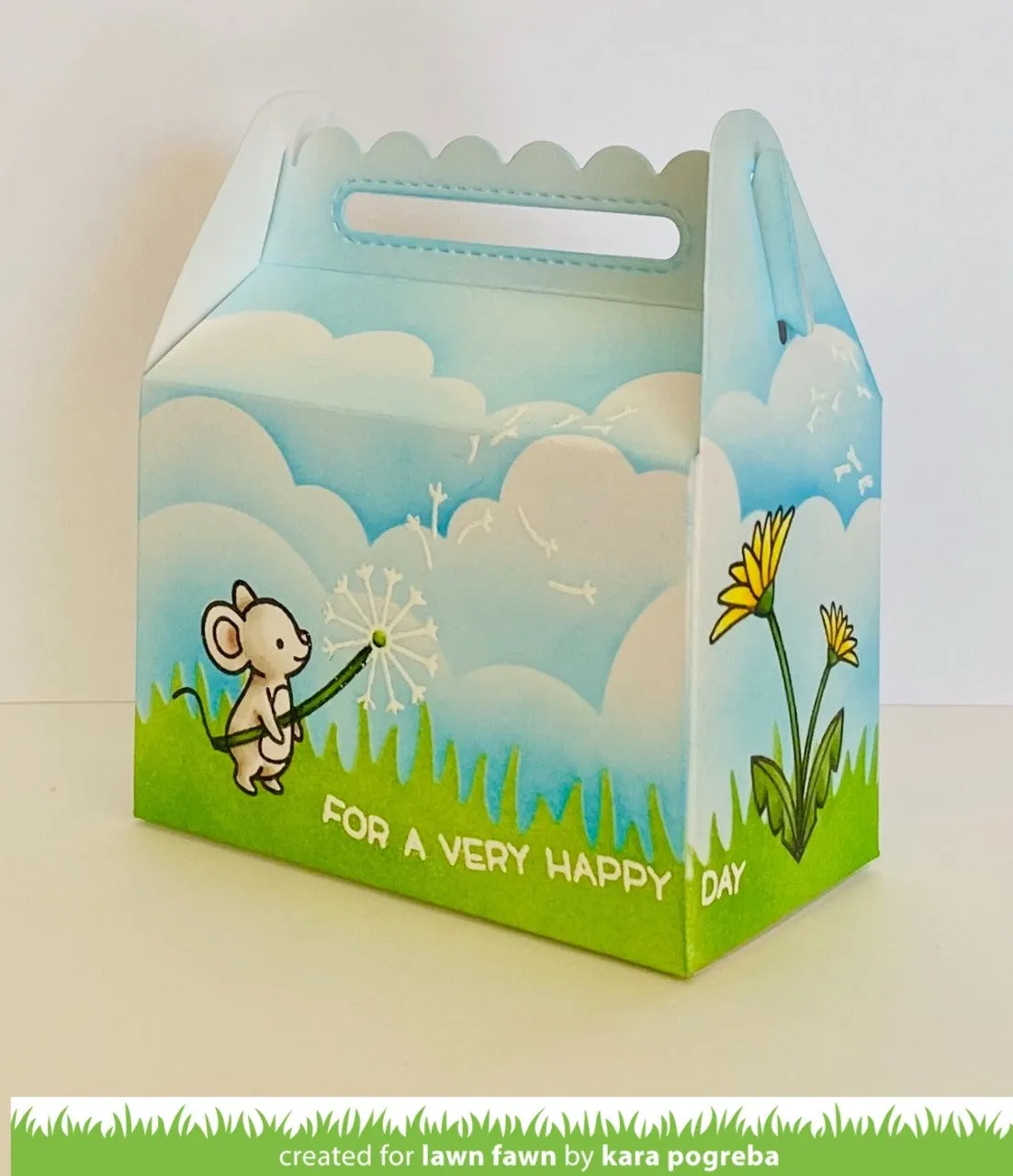 Lawn Fawn Grassy Schablone Gras 15x10cm