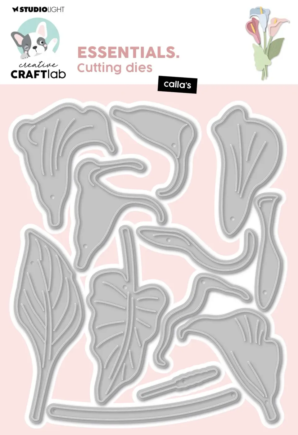 Creative Craftlab Essentials Callas Stanzschablone Blumen