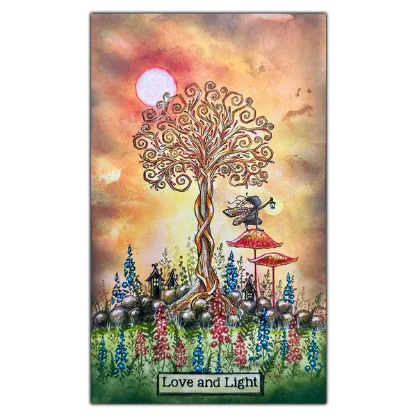 Lavinia Stamps Tree of Life Stempel klar Lebensbaum