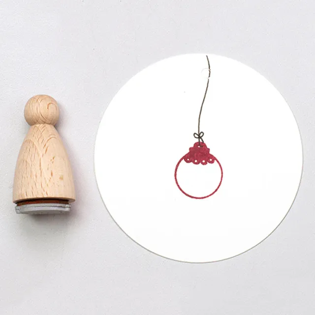 Perlenfischer Christbaumkugel Stempel 20x17 mm