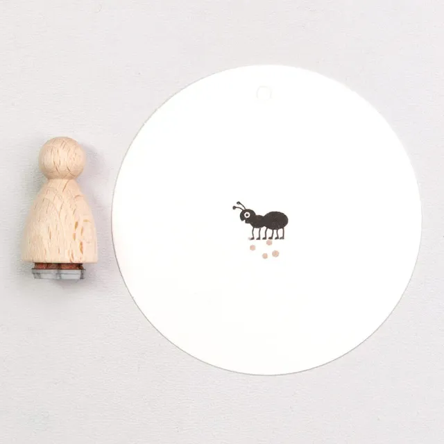 Perlenfischer Ameise 1 Stempel 14x10 mm Mini
