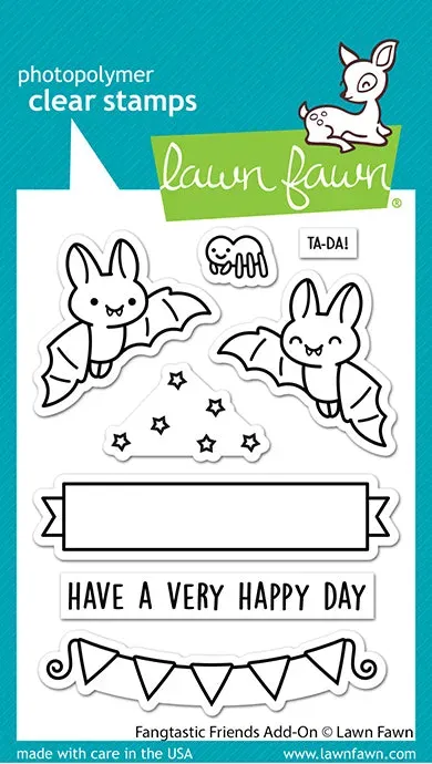 Lawn Fawn Fangtastic Friends Add-On LF2939 Stempel Halloween