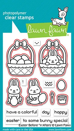 Lawn Fawn Lawn Cuts Easter Before'n Afters Stanzen Ostern