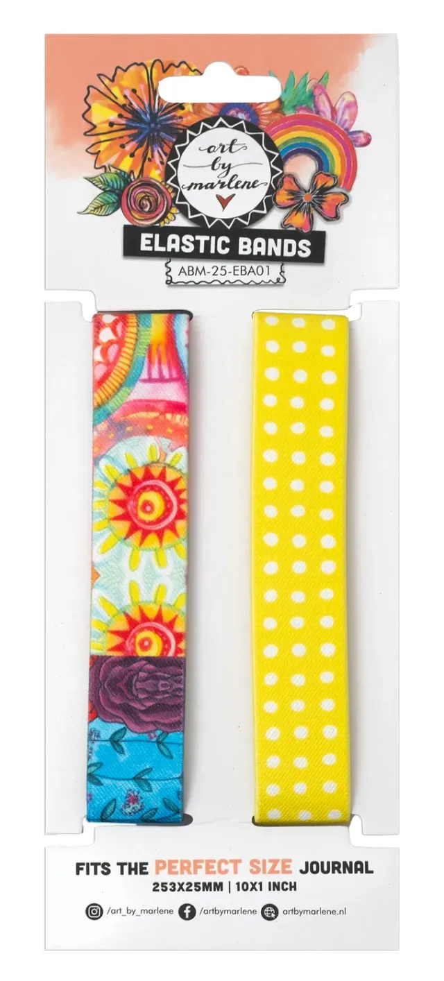 StudioLight Art by Marlene Elastic Journal Bands 2 Stück bunt