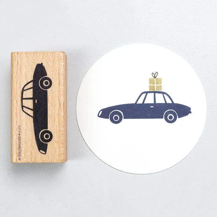 Perlenfischer Car Stempel 19x55mm Auto Motiv