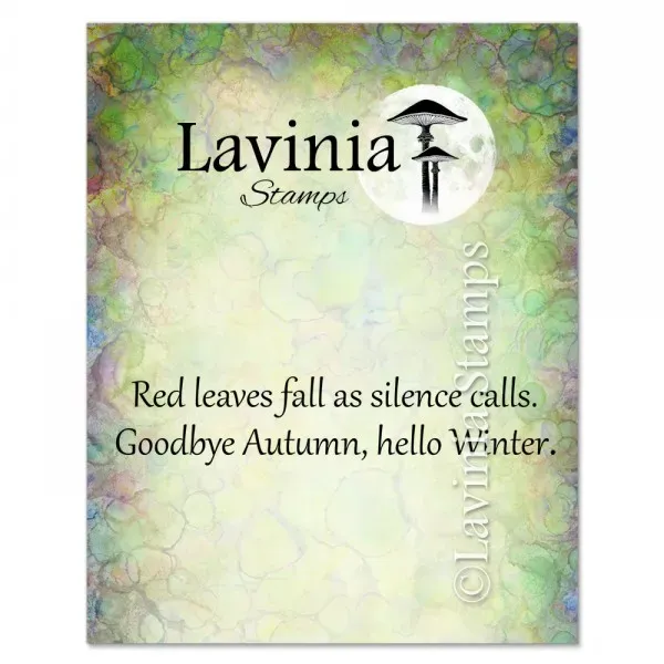 Lavinia Stamps Red Leaves Stempel Photopolymer Laub