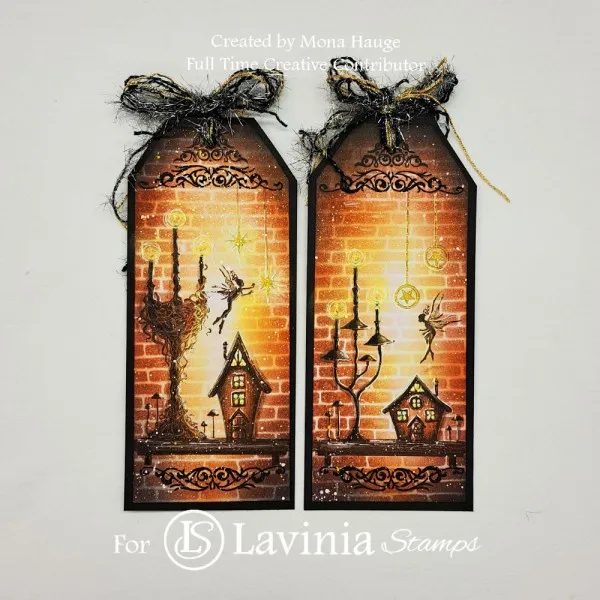 Lavinia-Stamps Vintage Swirls Stempel klar Ornamente