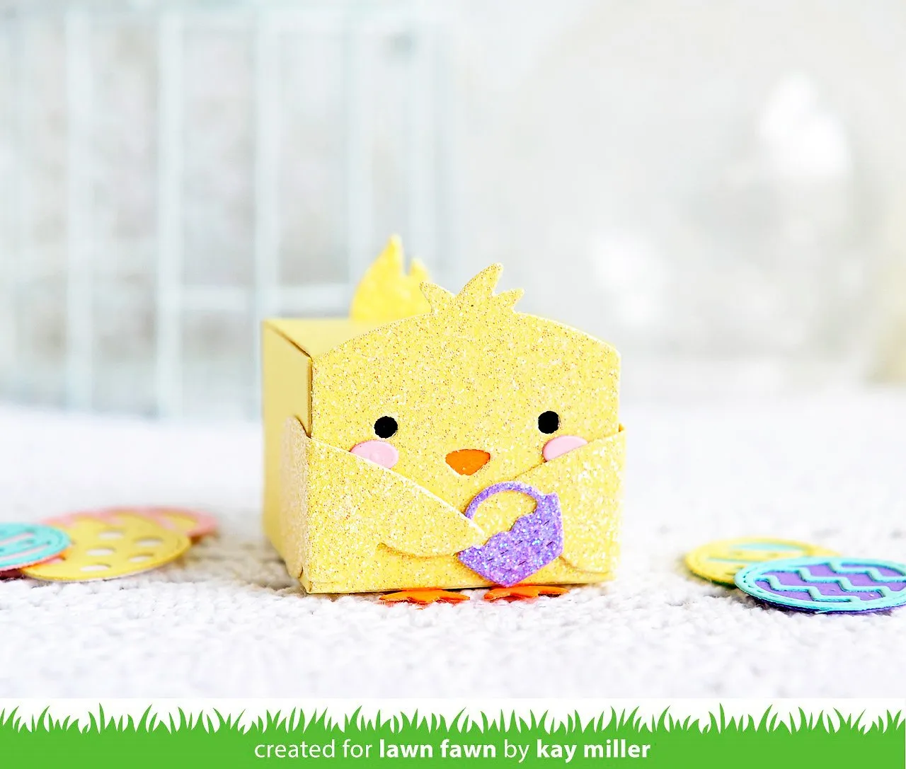 Lawn Fawn Tiny Gift Box Chick Duck LF1908 Stanzen Ostern