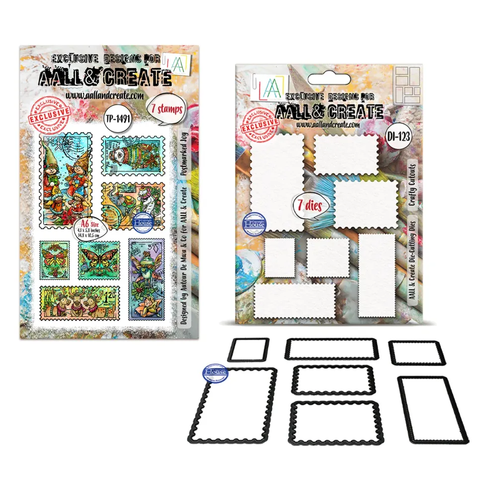 AALL and Create TP-1491 + DI-123 Stempel Stanzen Joy
