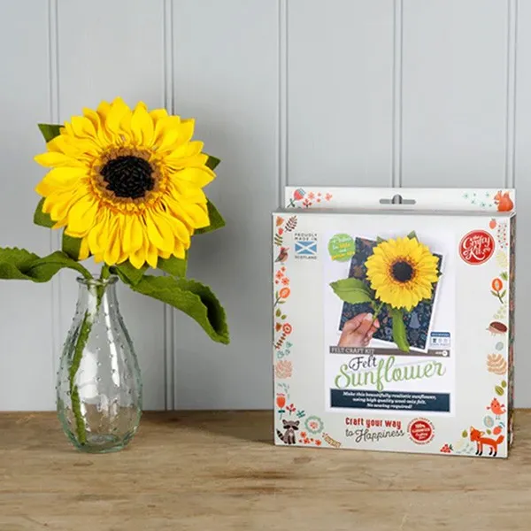 Lavinia-Stamps Filz Bastelset Sunflower Sonnenblume