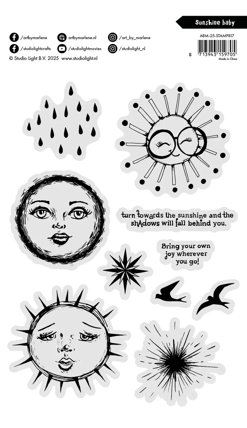 StudioLight Art by Marlene 2025 Silikonstempel Sunshine Baby