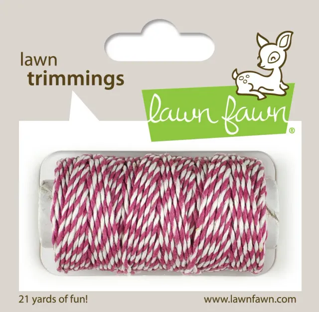 Lawn Fawn Orchid Single Cord Twine Garn 21 Yards