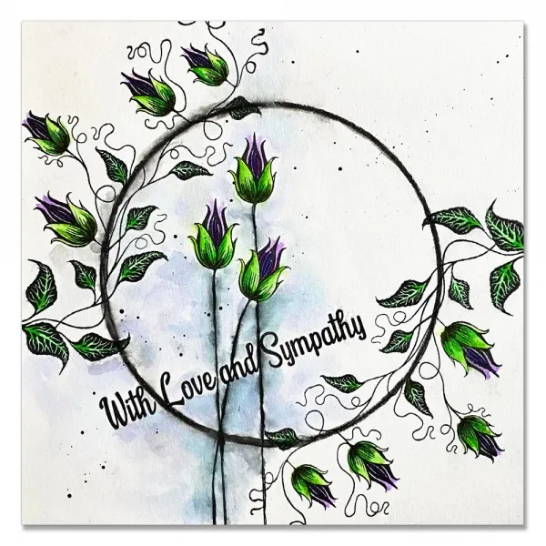 Lavinia-Stamps Bell Flower Mini Stempel Blume klein