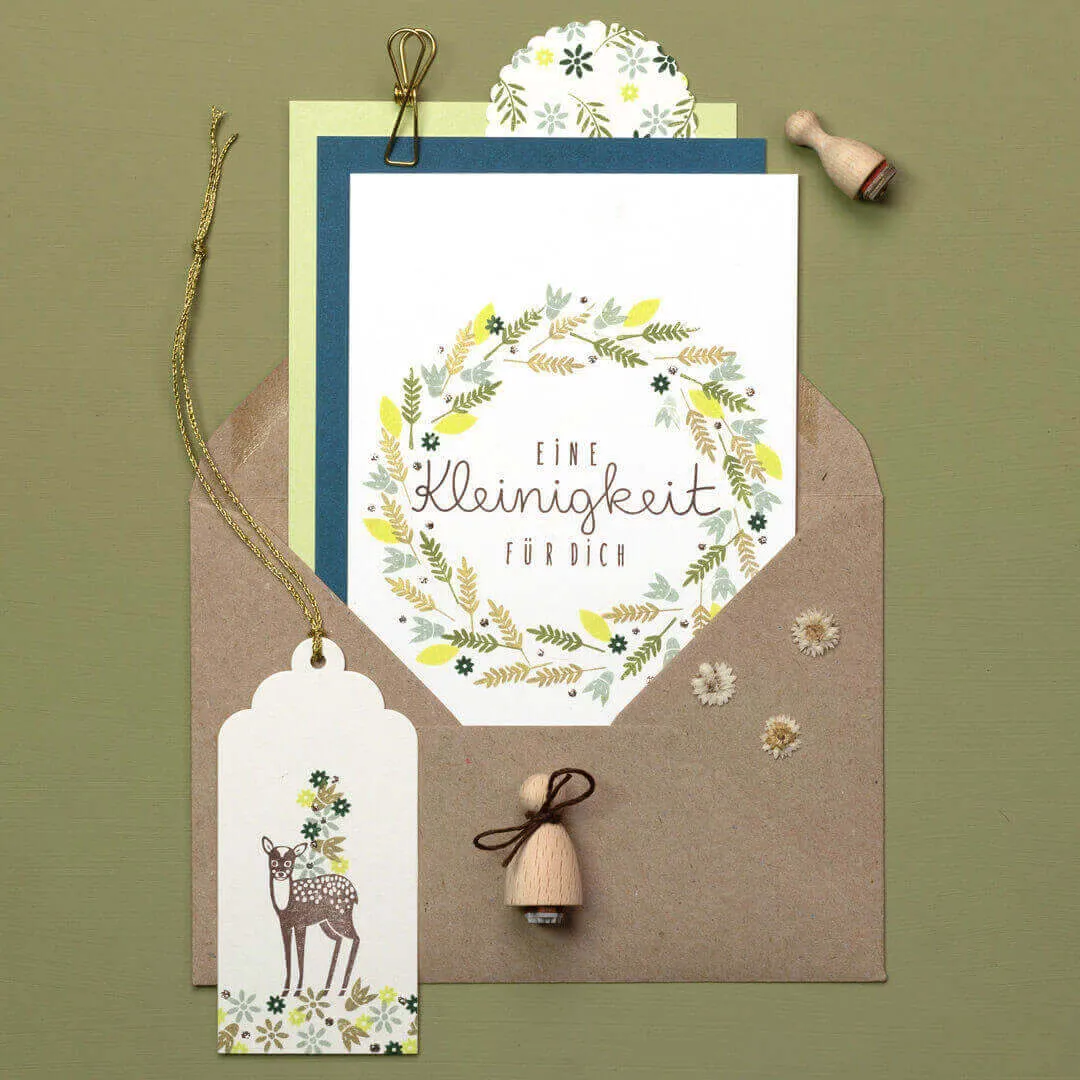 Perlenfischer Lavendel Stempel 19x5 mm Mini