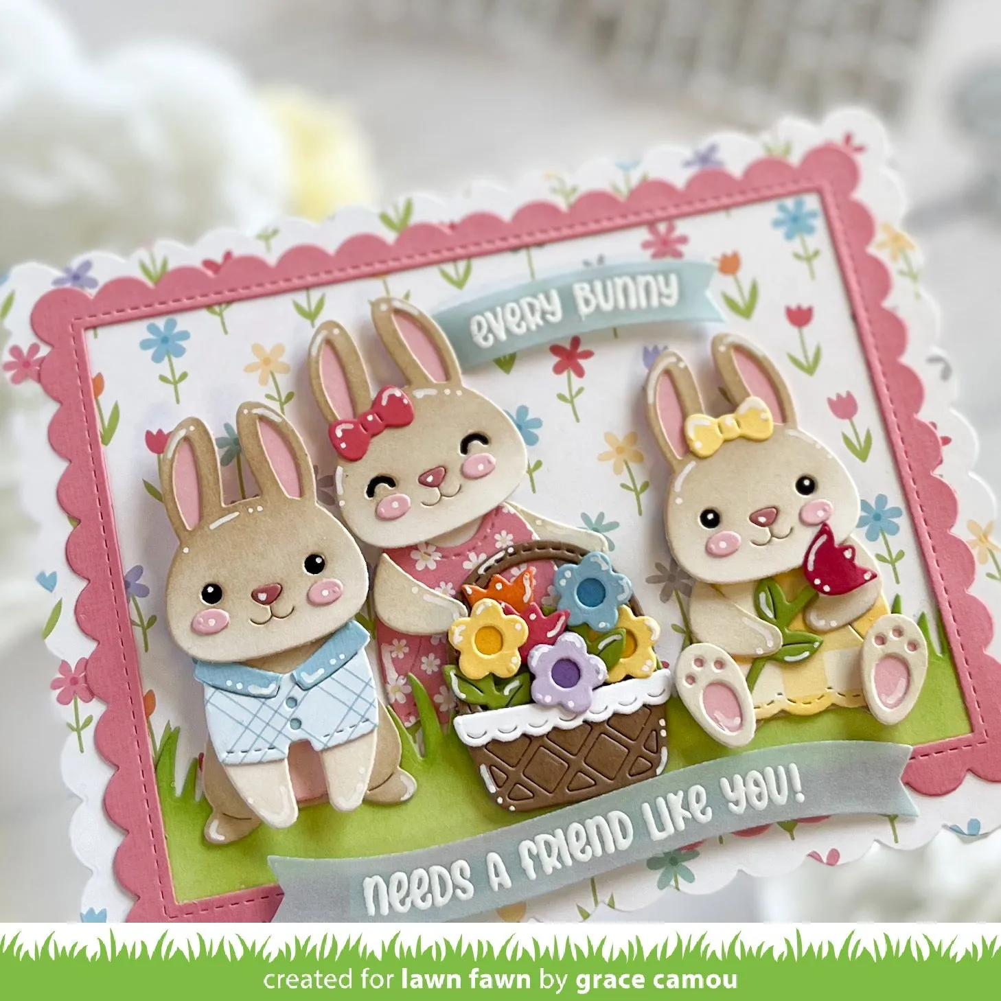Lawn Fawn Henry's Bunny Puns Clear Stamps Spruchset EN