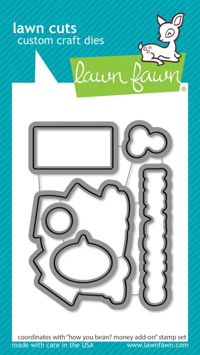 Lawn Fawn How You Bean? Money Add-On Stanzen 6-teilig Shaker
