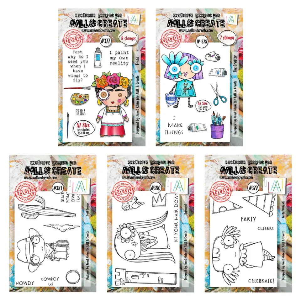 AALL and Create Creatives Stempelset A7 5er-Set