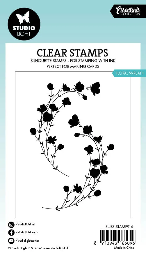 StudioLight Essentials Stempel Floral Wreath Blumenkranz