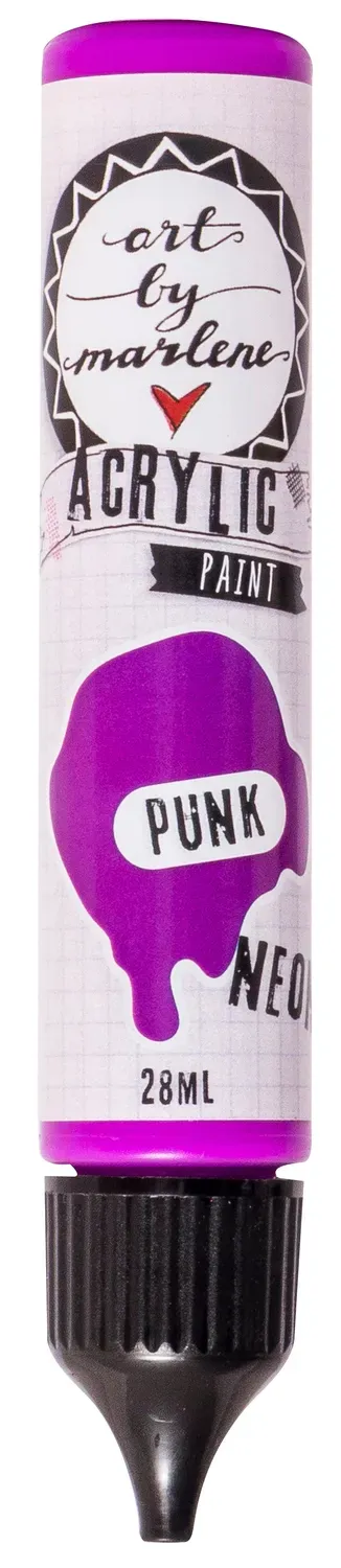 Art by Marlene Essentials Acrylfarbe Punk Neon 28 ml