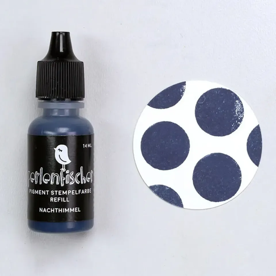 Perlenfischer Nachthimmel Pigment-Stempelfarbe Refill 14 ml