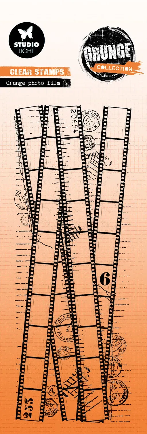 StudioLight Grunge Fotofilm Clear Stamp Vintage