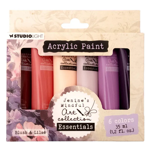 Studio Light Jenine's Mindful Art Acrylfarben Blush & Lilac 6er Set